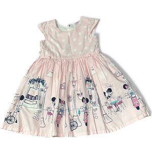 Disney Pink Polka Dot Kids Dress